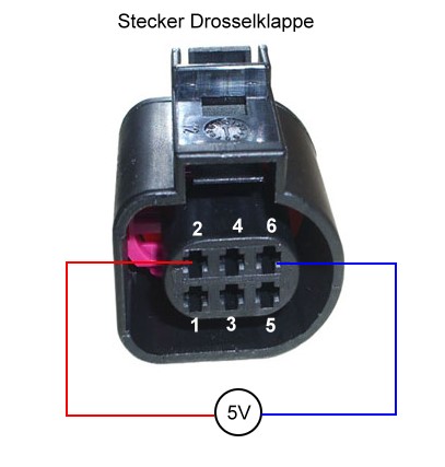 1x Drosselklappensensor Drosselklappe Sensor Poti  Drosselklappenpotentiometer 3-polig rund